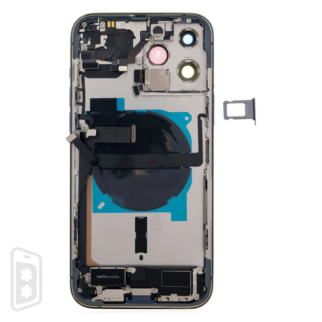 Back Housing W/ Small Components Pre-Installed Compatible For iPhone 13 Pro Max (US Version) (No Logo)