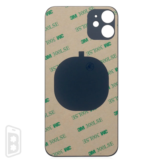 Back Glass With 3M Adhesive Compatible For iPhone 11 (No Logo / Large Camera Hole)