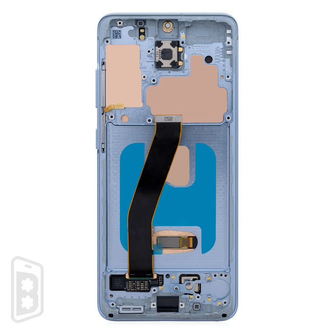 LCD Assembly With Frame Compatible For Samsung Galaxy S20 5G (Non-Verizon 5G UW Frame) (Soft OLED)