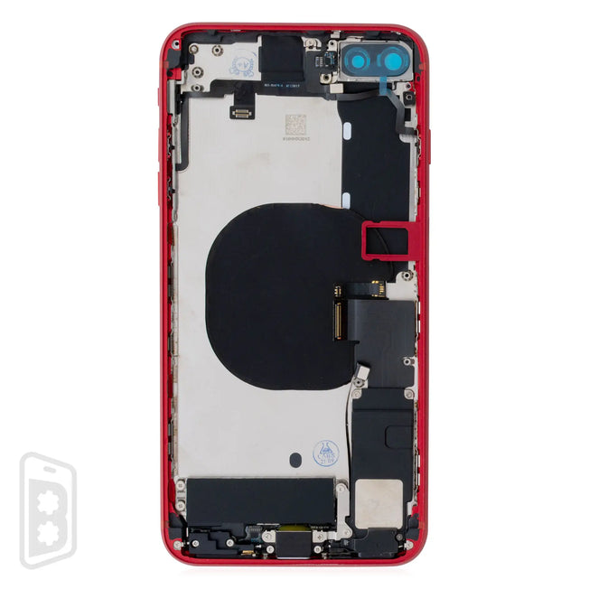Back Housing W/ Small Components Pre-Installed Compatible For iPhone 8 Plus (No Logo)