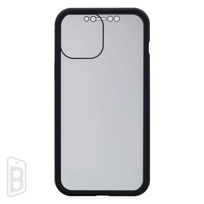 Metallic Magnet Privacy Tempered Glass - iPhone 12 Series