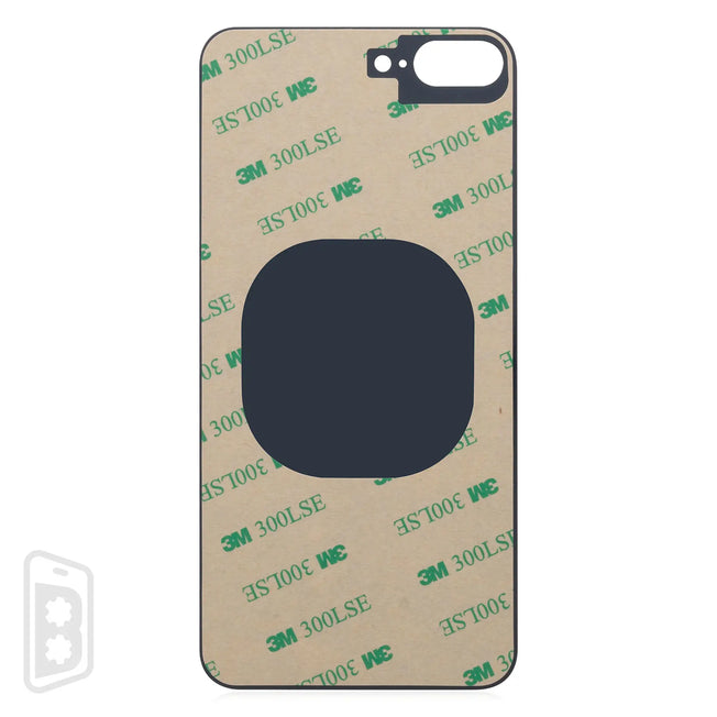 Back Glass With 3M Adhesive Compatible For iPhone 8 Plus (No Logo / Large Camera Hole)