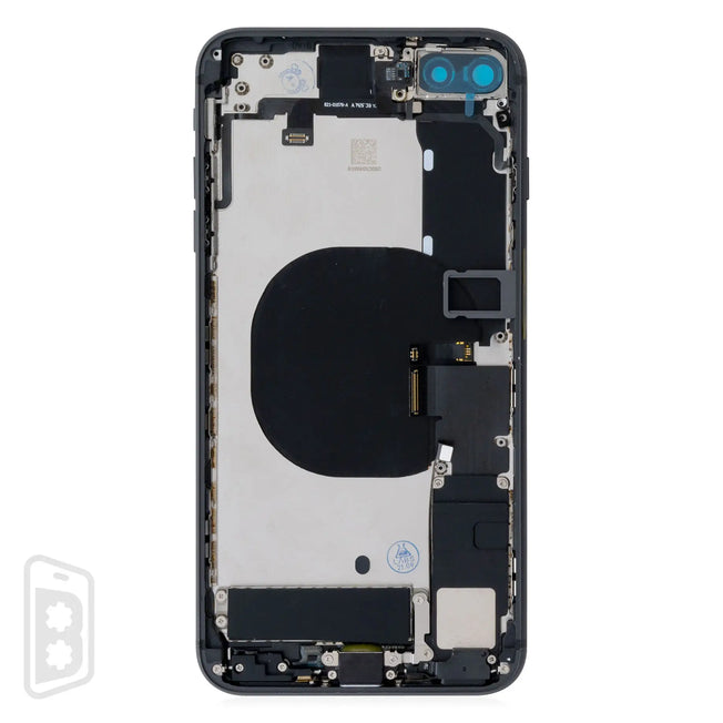 Back Housing W/ Small Components Pre-Installed Compatible For iPhone 8 Plus (No Logo)