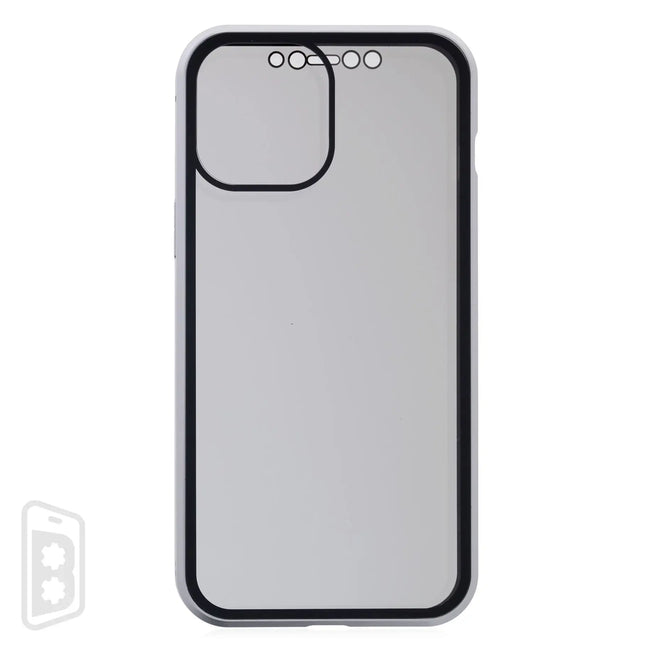 Metallic Magnet Privacy Tempered Glass - iPhone 12 Series