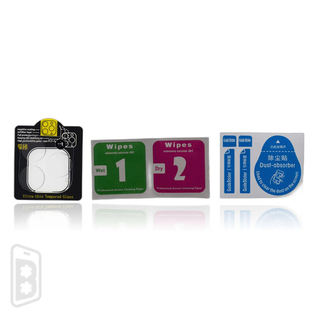 iPhone 15 Pro / 15 Pro Max Back Camera Tempered Glass - Clear