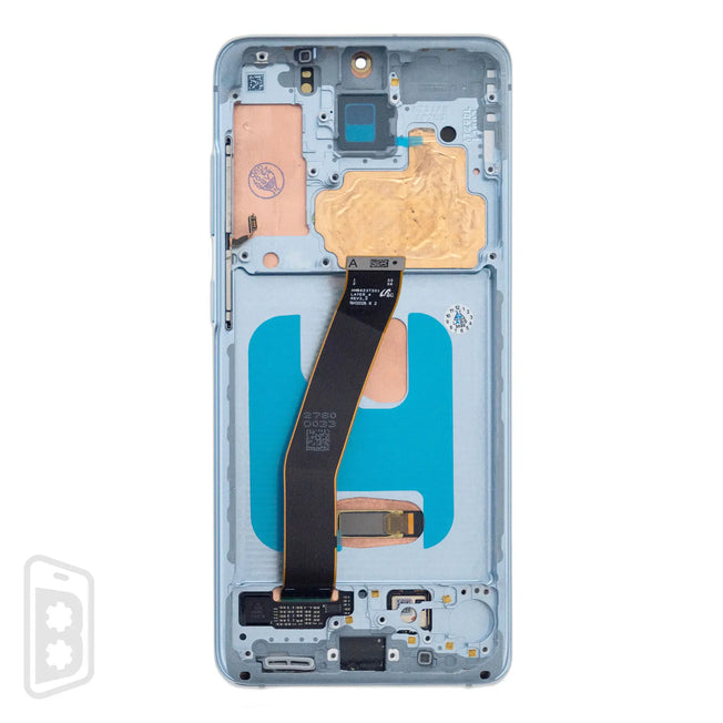 LCD Assembly With Frame Compatible For Samsung Galaxy S20 5G (Non-Verizon 5G UW Frame) (Refurbished)