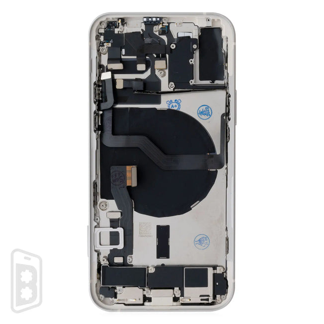 Back Housing W/ Small Components Pre-Installed Compatible For iPhone 12 (US Version) (No Logo)