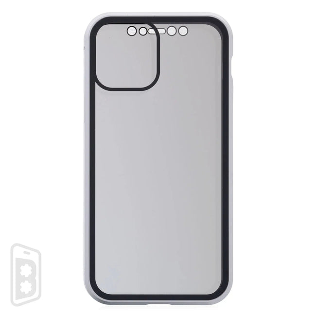 Metallic Magnet Privacy Tempered Glass - iPhone 12 Series