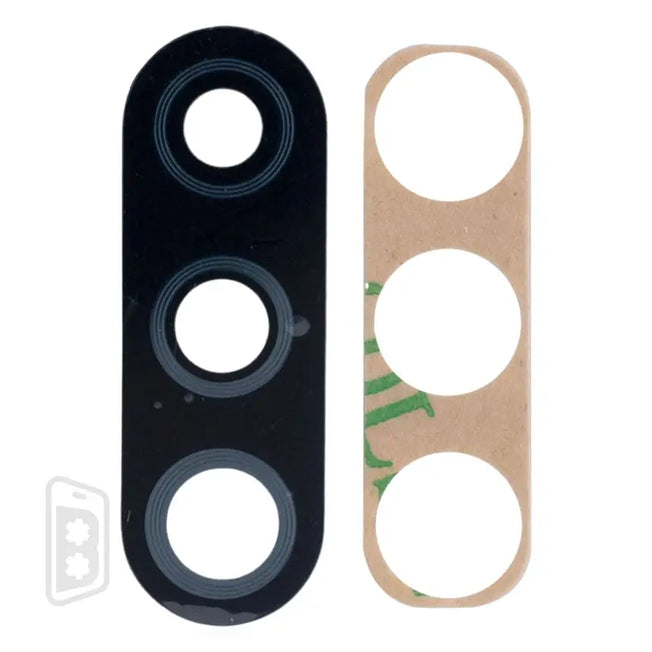 Back Camera Lens (Glass Only) With Adhesive Compatible For Samsung Galaxy A11 (A115 / 2020) (3 Piece Set)