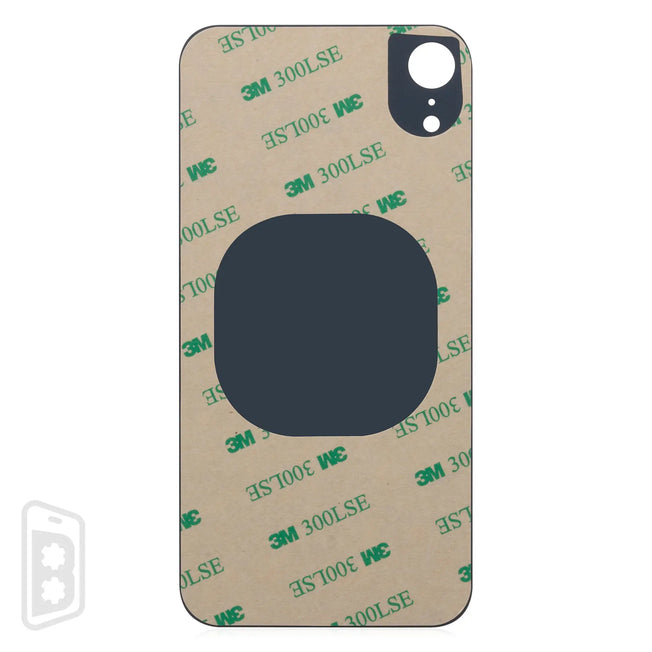 Back Glass With 3M Adhesive Compatible For iPhone XR (No Logo / Large Camera Hole)