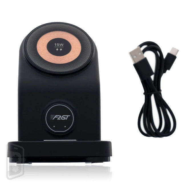 2 in 1 Wireless Charger Stand with Night Light