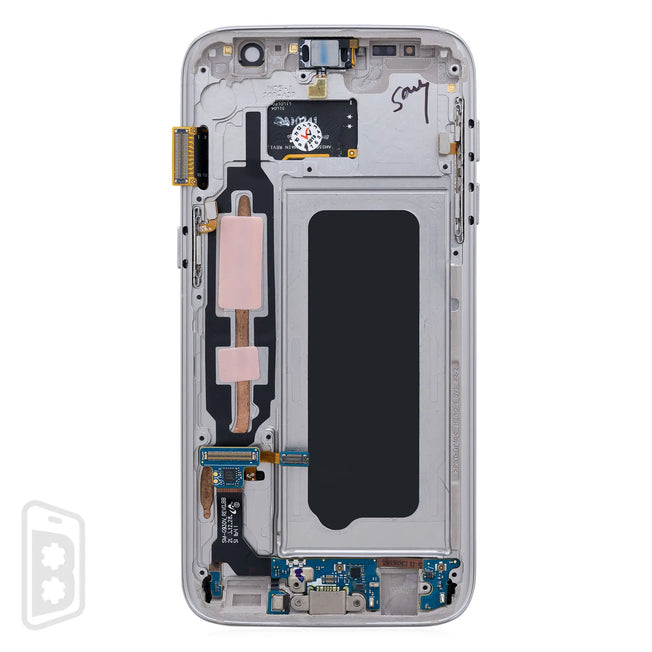 LCD Assembly With Frame Compatible For Samsung Galaxy S7 (Refurbished)