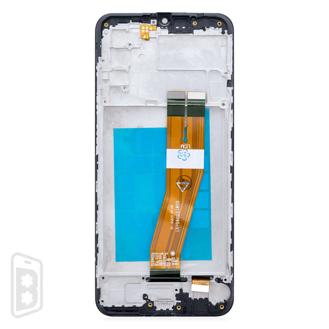 LCD Assembly With Frame Compatible For Samsung Galaxy A02S (A025U / 2020) (US Version) (Refurbished)
