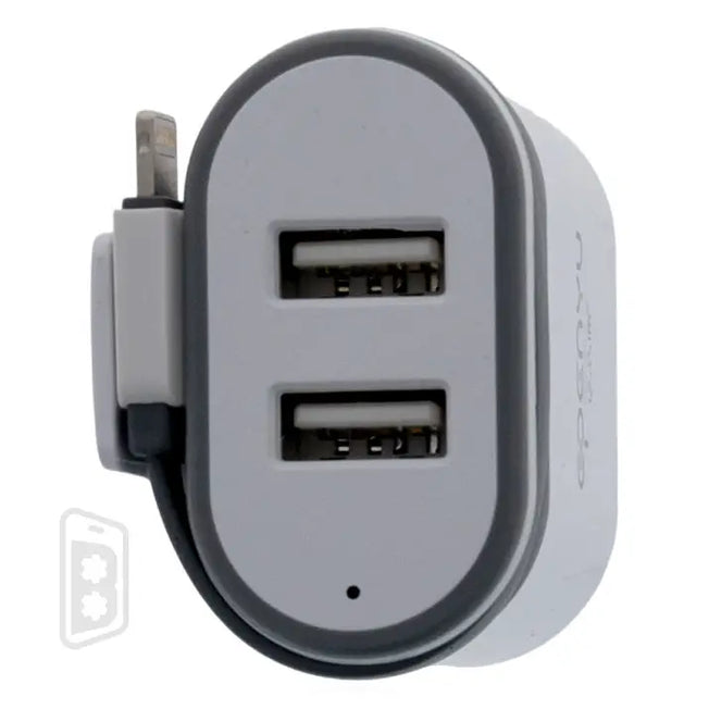 Epenyu - Home Charger - Dual USB Type A Adapter + Non-MFI Lightning Cable