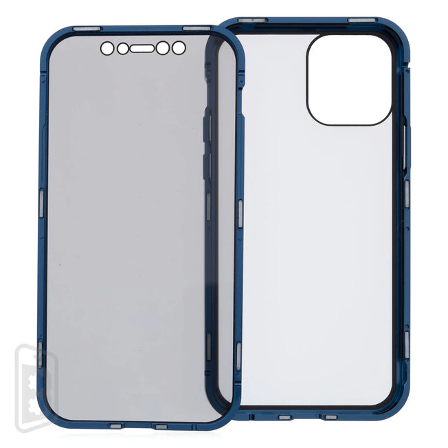 Metallic Magnet Privacy Tempered Glass - iPhone 12 Series