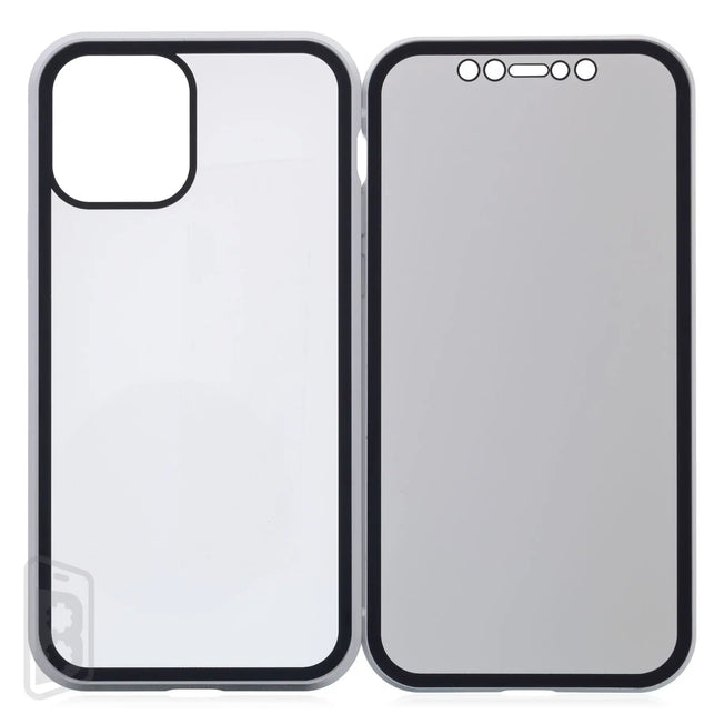 Metallic Magnet Privacy Tempered Glass - iPhone 12 Series