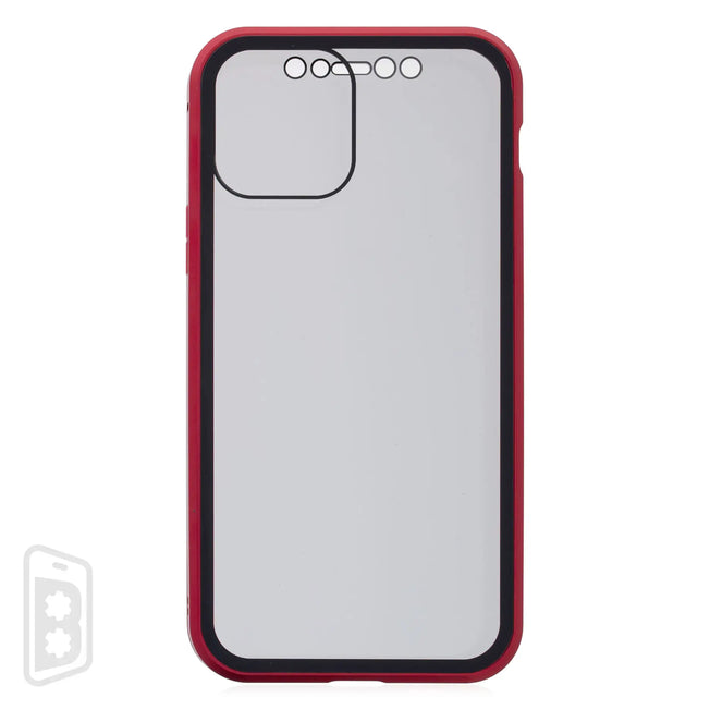 Metallic Magnet Privacy Tempered Glass - iPhone 12 Series