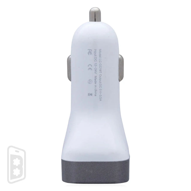 LVEIO - Car Charger - Dual USB Type A Adapter + USB Type C Cable