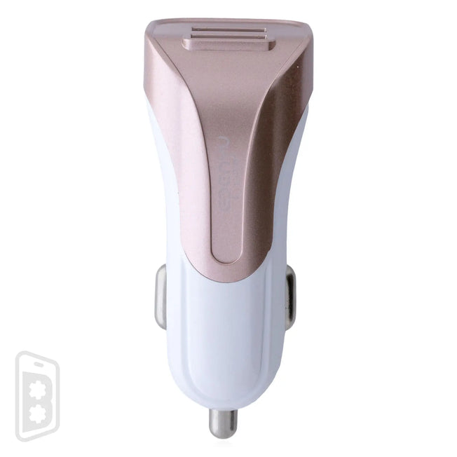 Epenyu - Car Charger - Dual USB Type A Adapter + USB Type C Cable