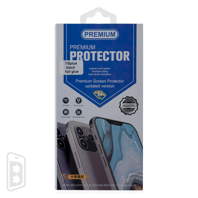 iPhone 6 Plus / 7 Plus / 8 Plus Tempered Glass - XD Full Coverage