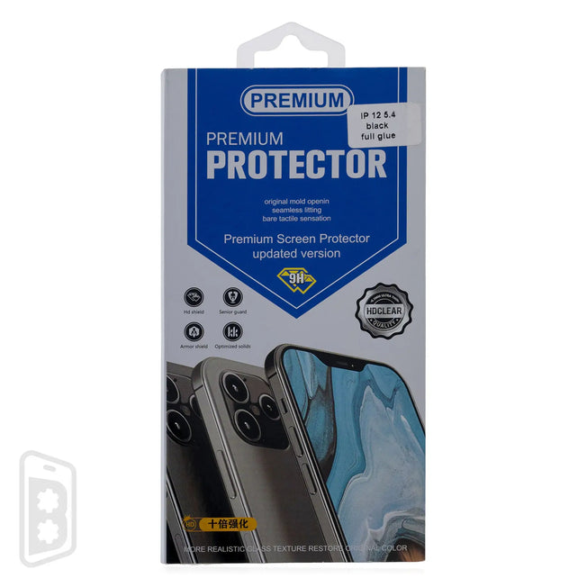 iPhone 12 Mini Tempered Glass - XD Full Coverage