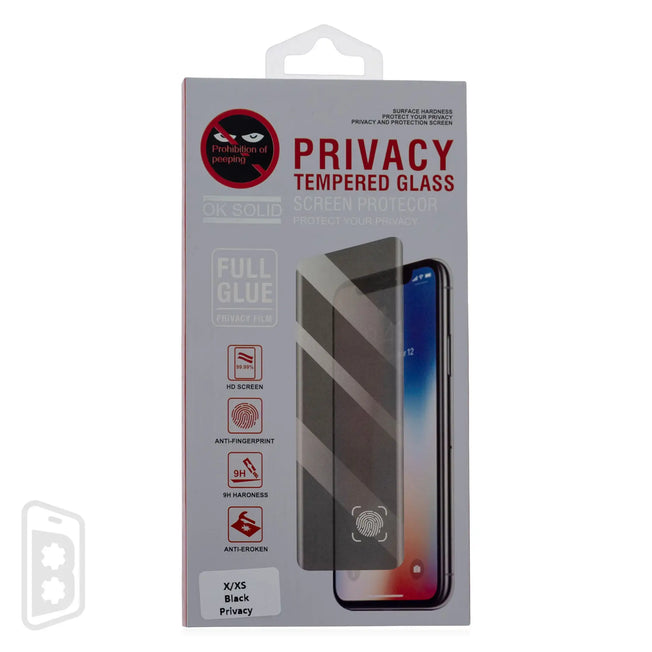 iPhone X / XS / 11 Pro Tempered Glass - XD Privacy