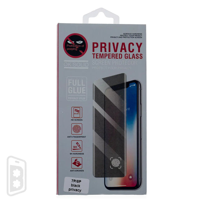 iPhone 6 Plus / 7 Plus / 8 Plus Tempered Glass - XD Privacy