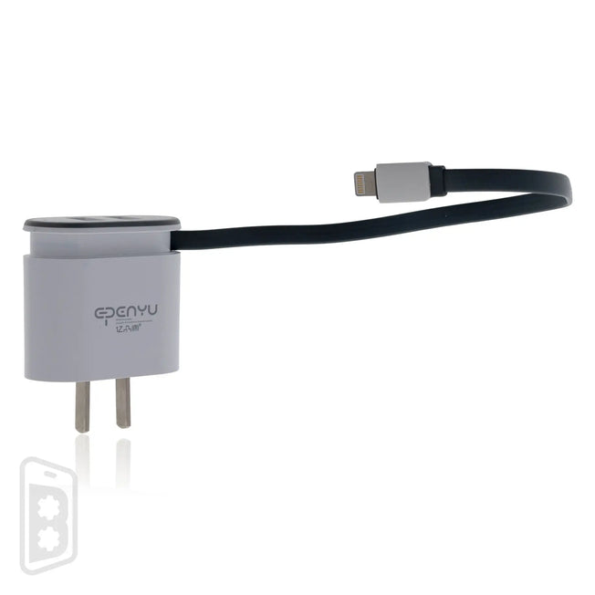 Epenyu - Home Charger - Dual USB Type A Adapter + Non-MFI Lightning Cable