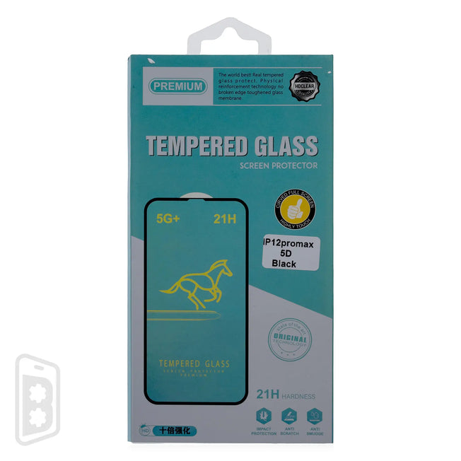 iPhone 12 Pro Max Tempered Glass - XD Full Coverage