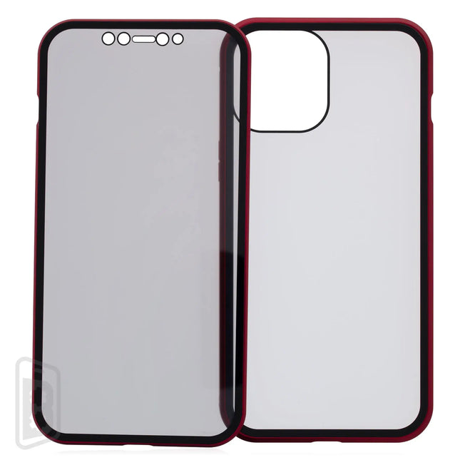 Metallic Magnet Privacy Tempered Glass - iPhone 12 Series