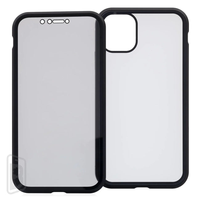 Metallic Magnet Privacy Tempered Glass - iPhone 11 Series