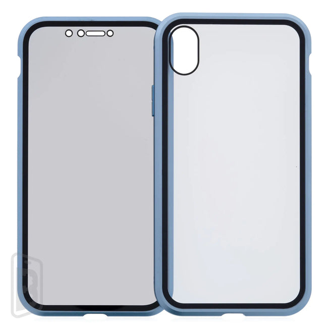 Metallic Magnet Privacy Tempered Glass - iPhone X Series